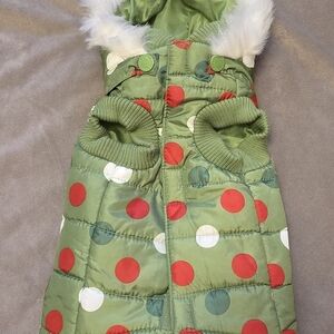 Martha Stewart Green Pet Jacket